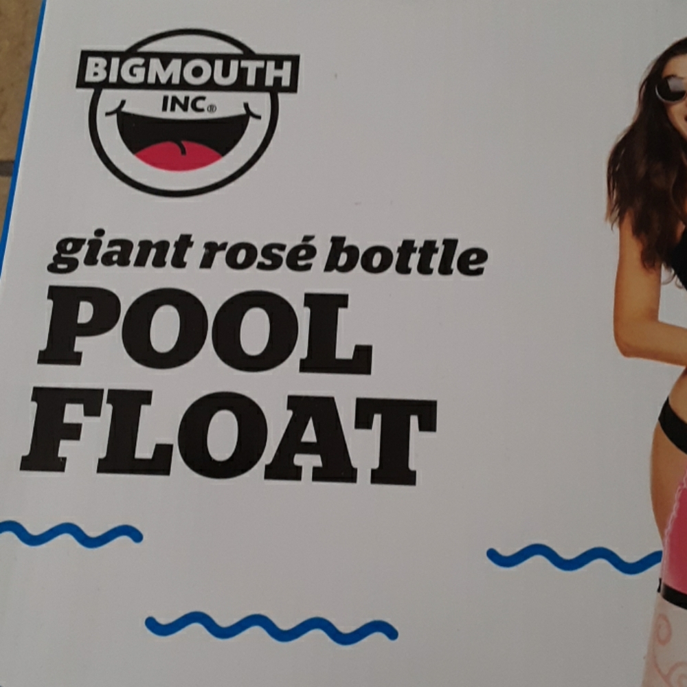 GIANT ROSE BOTTLE POOL FLOAT - Picture 2 of 6